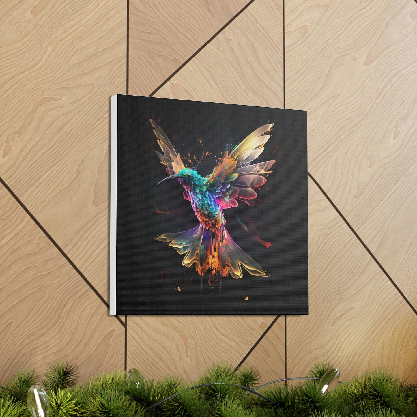 Hummingbird florescent glow flair