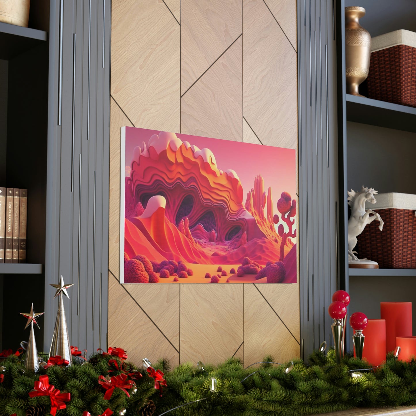 Abstract desert landscape