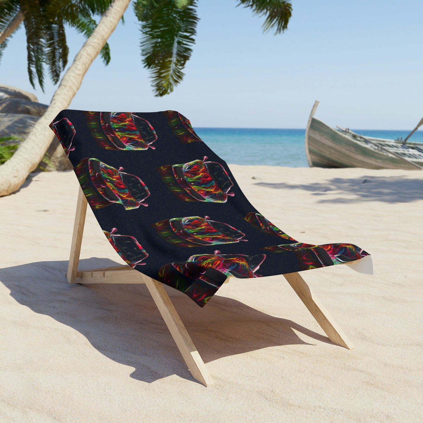 Beach Towel Ferrari Color 1