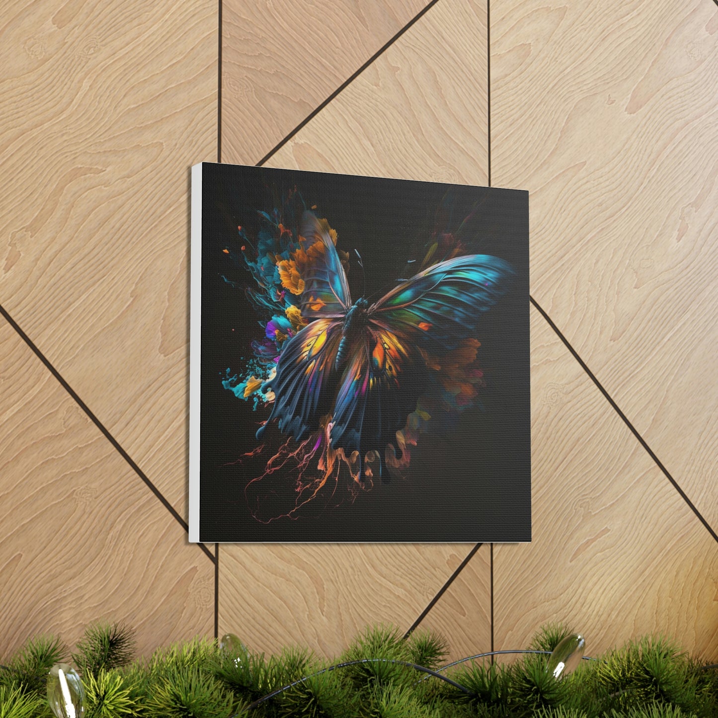 Abstract butterfly fusion close
