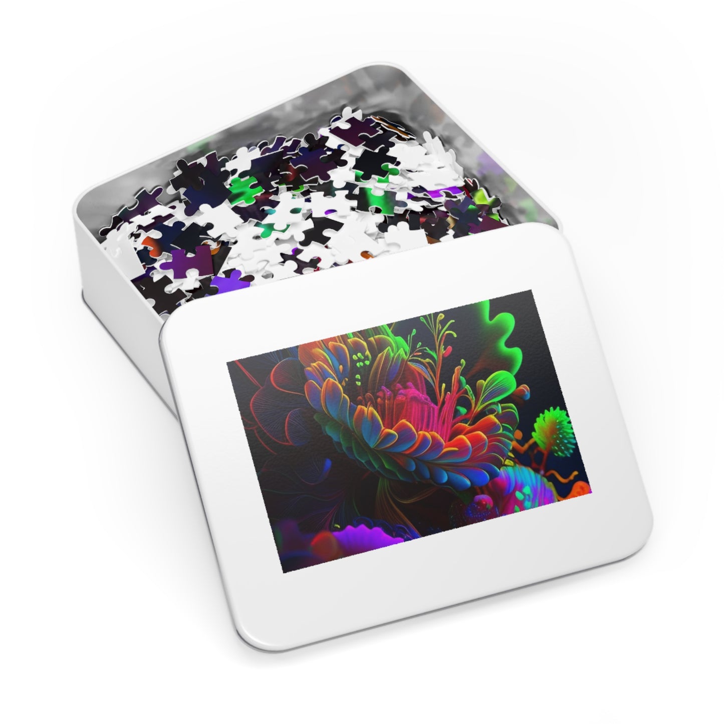 Jigsaw Puzzle (30, 110, 252, 500,1000-Piece) Macro Florescent 2
