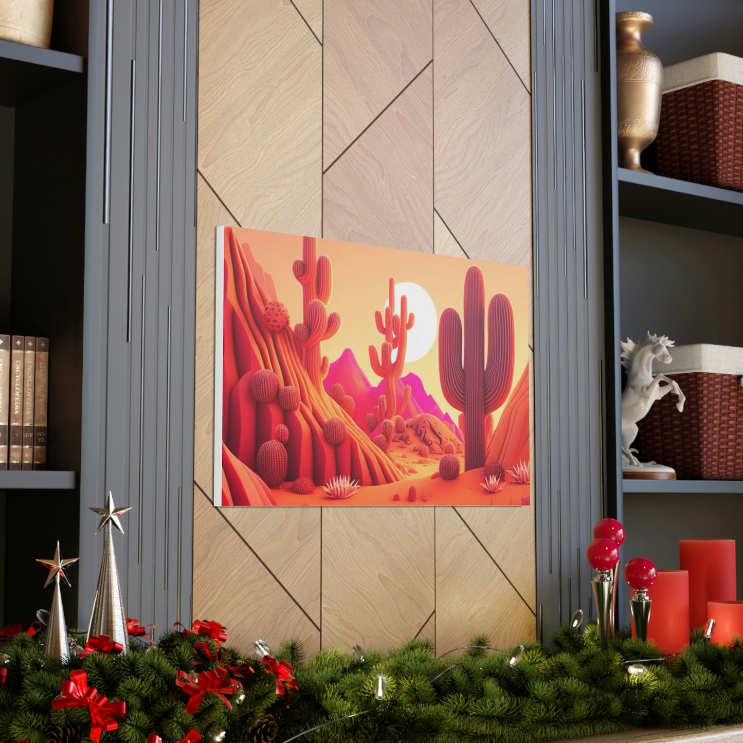 Abstract desert landscape