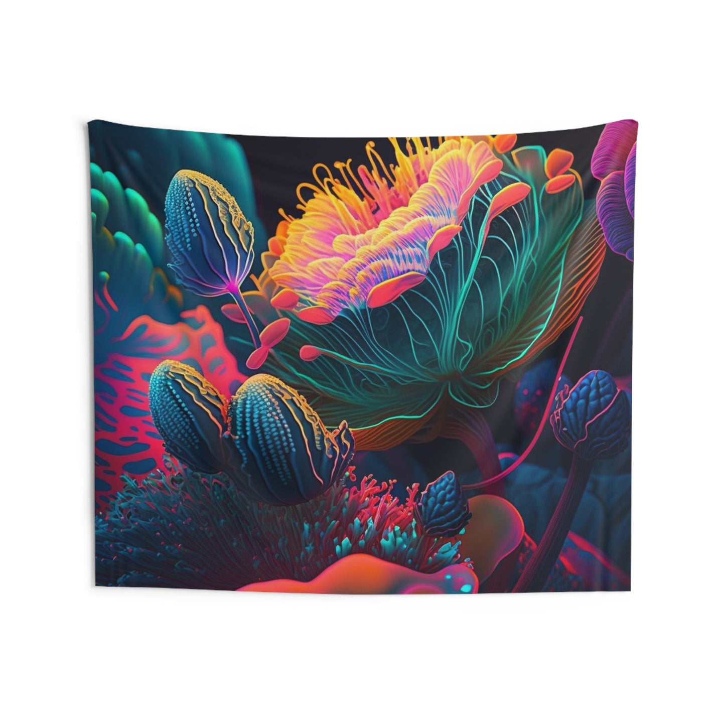 Indoor Wall Tapestries Macro Sea Life 1