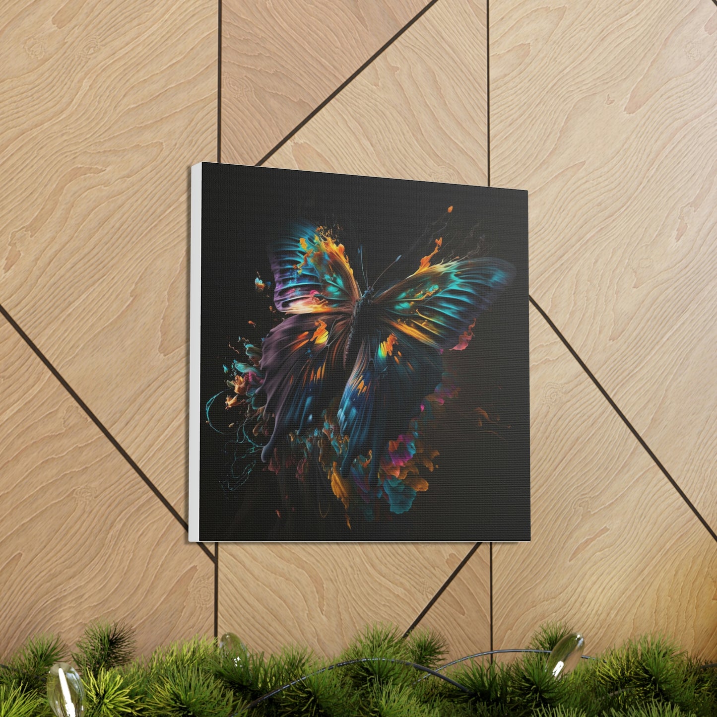 Abstract butterfly fusion close