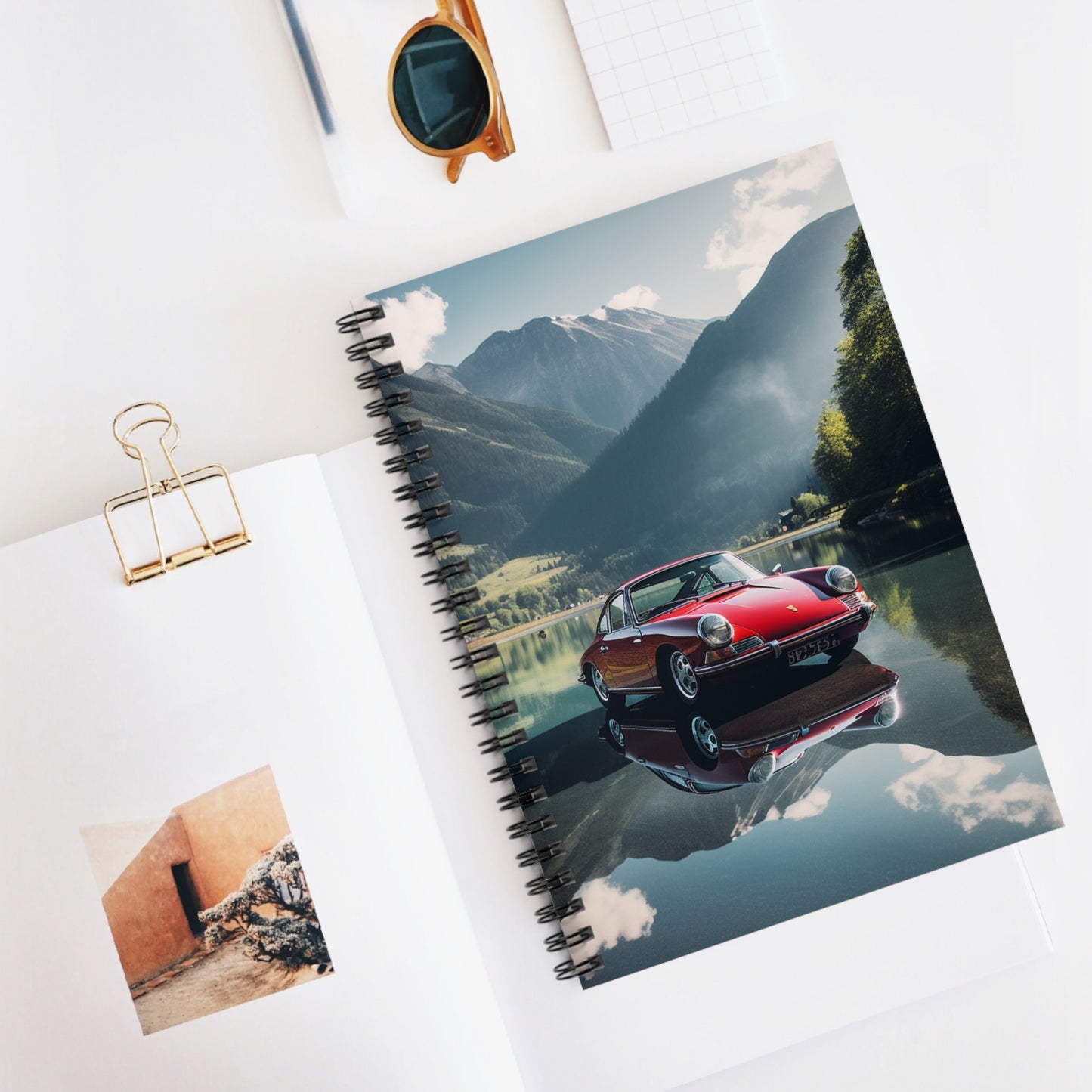 Spiral Notebook - Ruled Line Porsche Lake 3