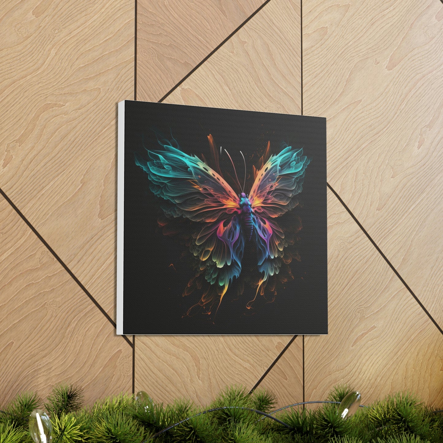 Butterfly florescent glow