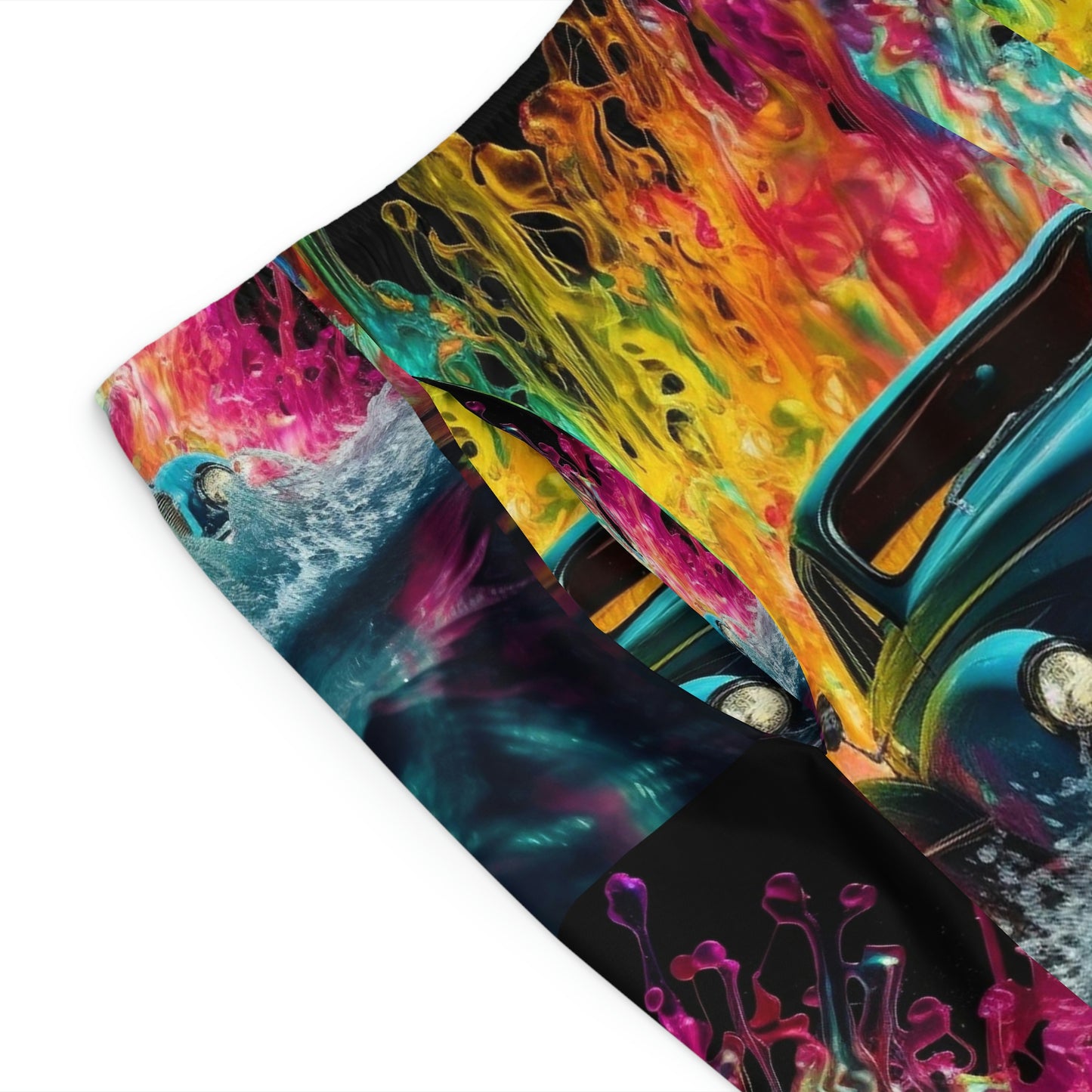 Men's Board Shorts (AOP) Hotrod Water 1