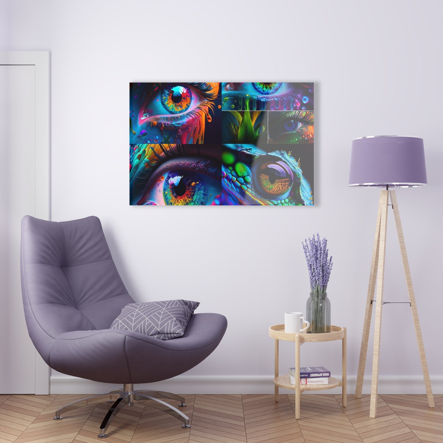 Acrylic Prints Macro Eye Photo 5