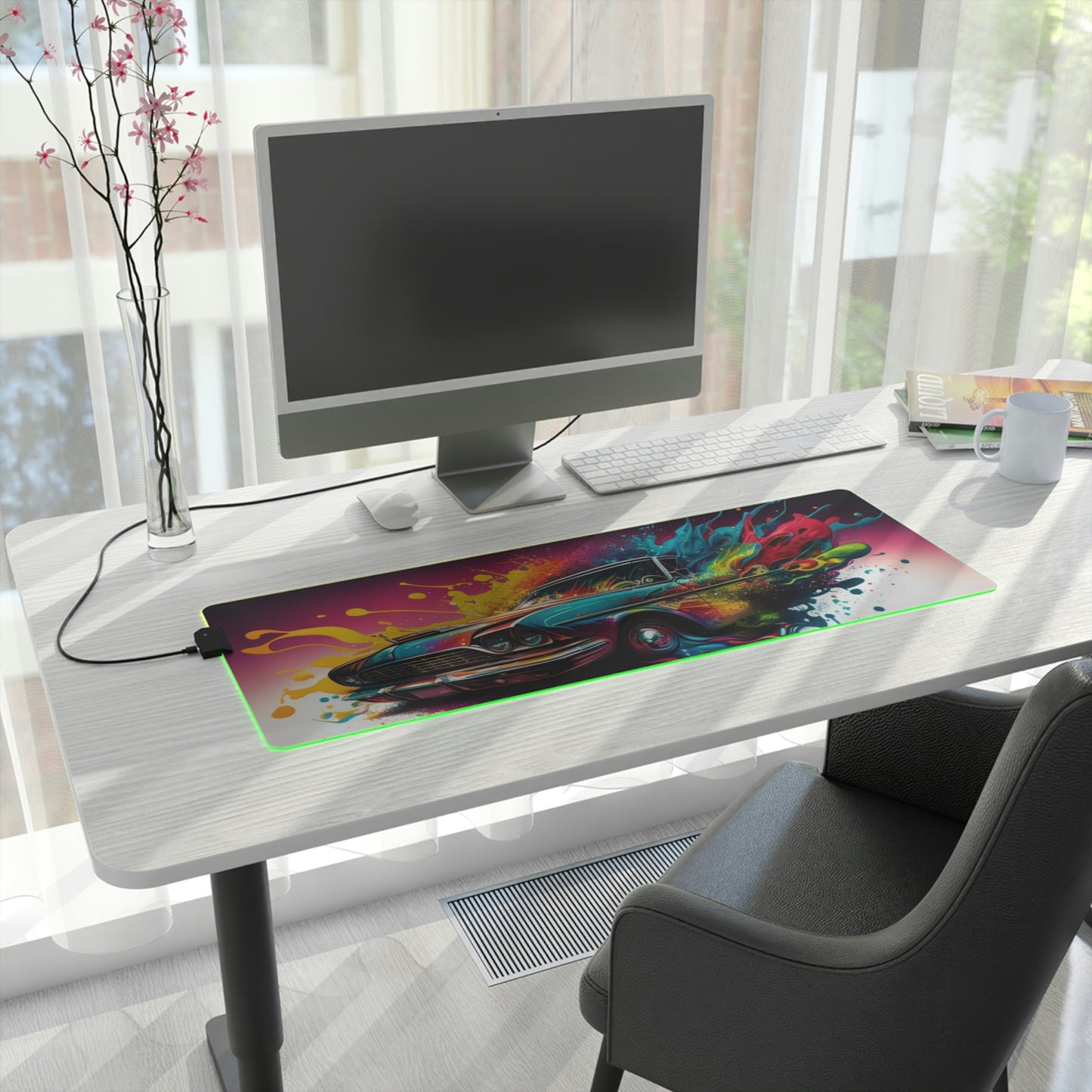 LED Gaming Mouse Pad Hotrod Color 1