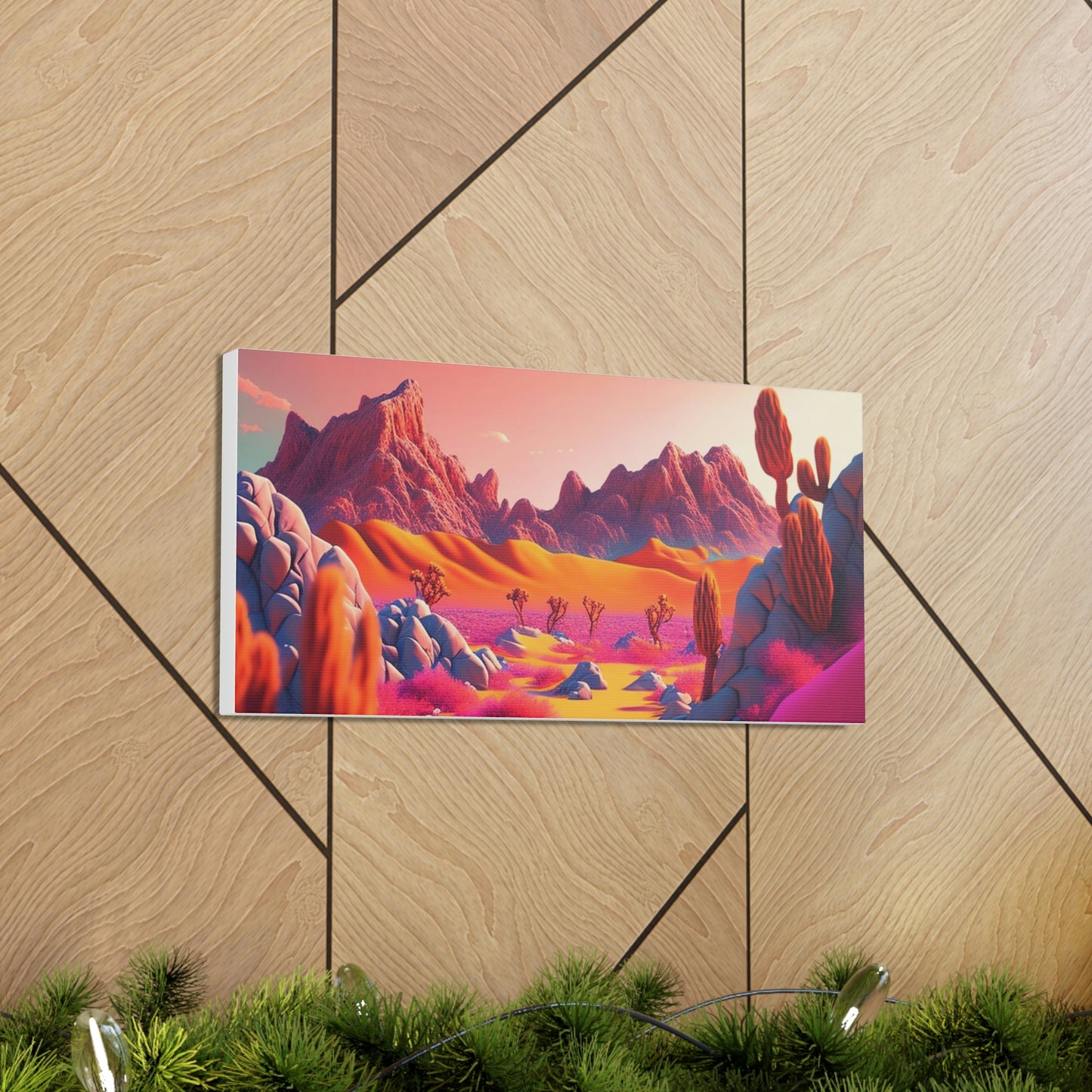 Abstract desert landscape