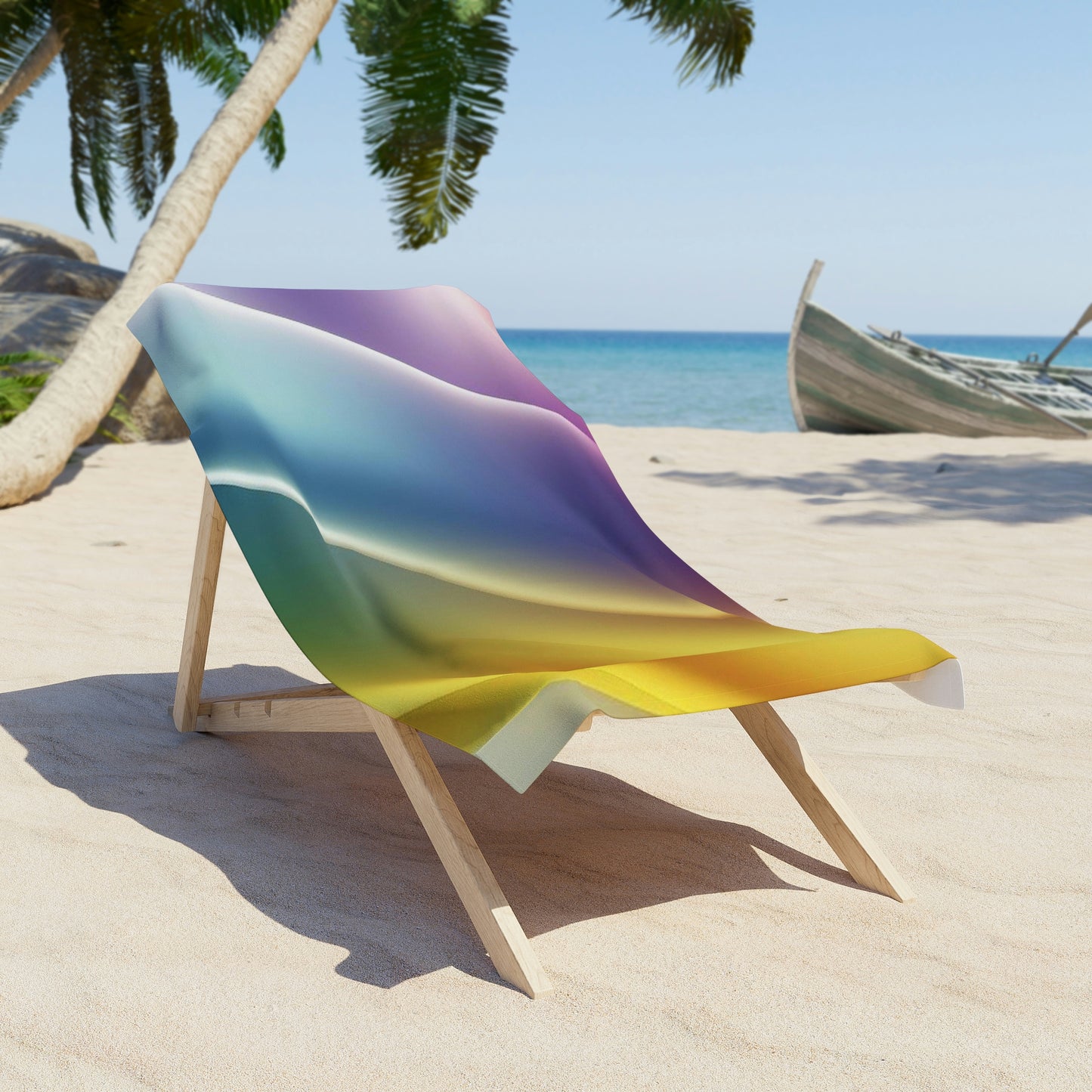 Beach Towel Bright Wave 1