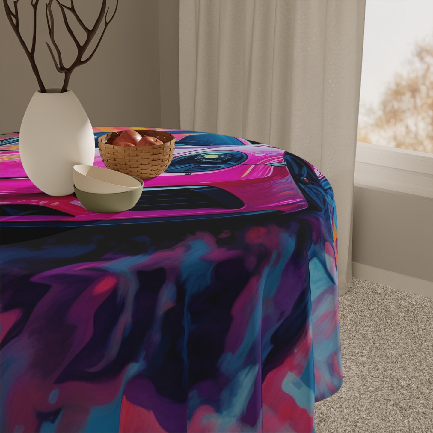 Tablecloth Pink Porsche water fusion 2