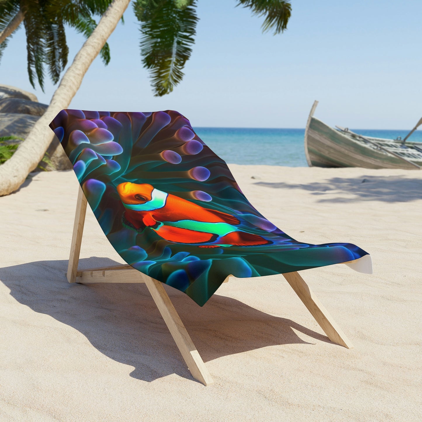 Beach Towel Clownfish Color 1