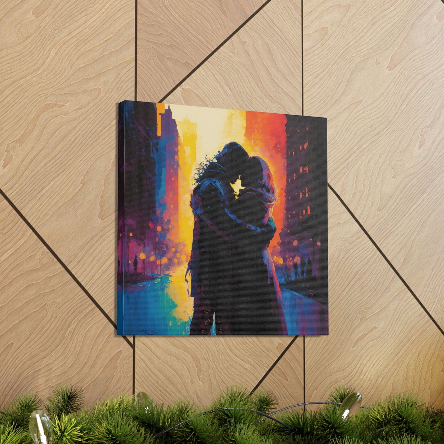 Canvas Gallery Wraps A Couples Embrace 3