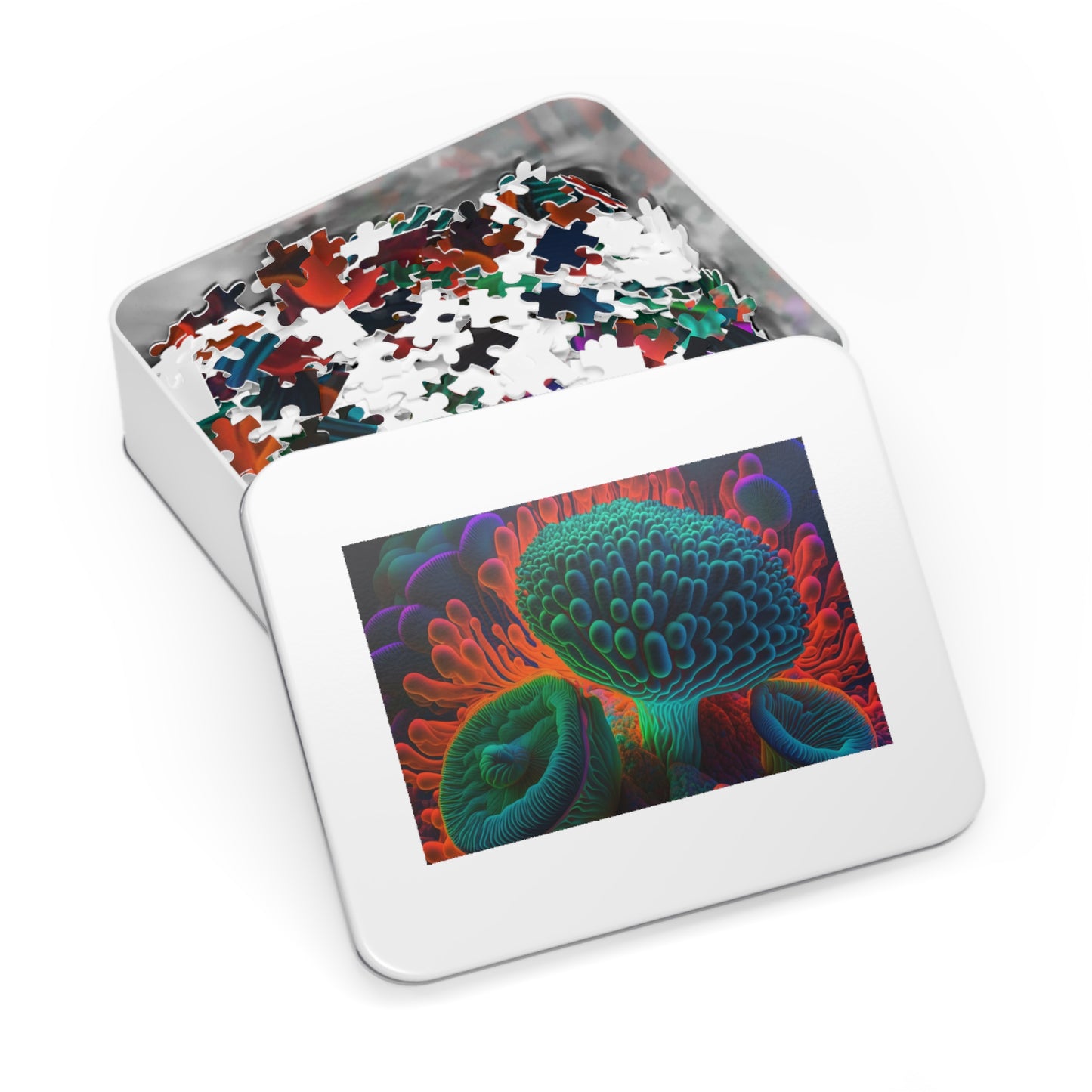 Jigsaw Puzzle (30, 110, 252, 500,1000-Piece) Macro Reef Florescent 3