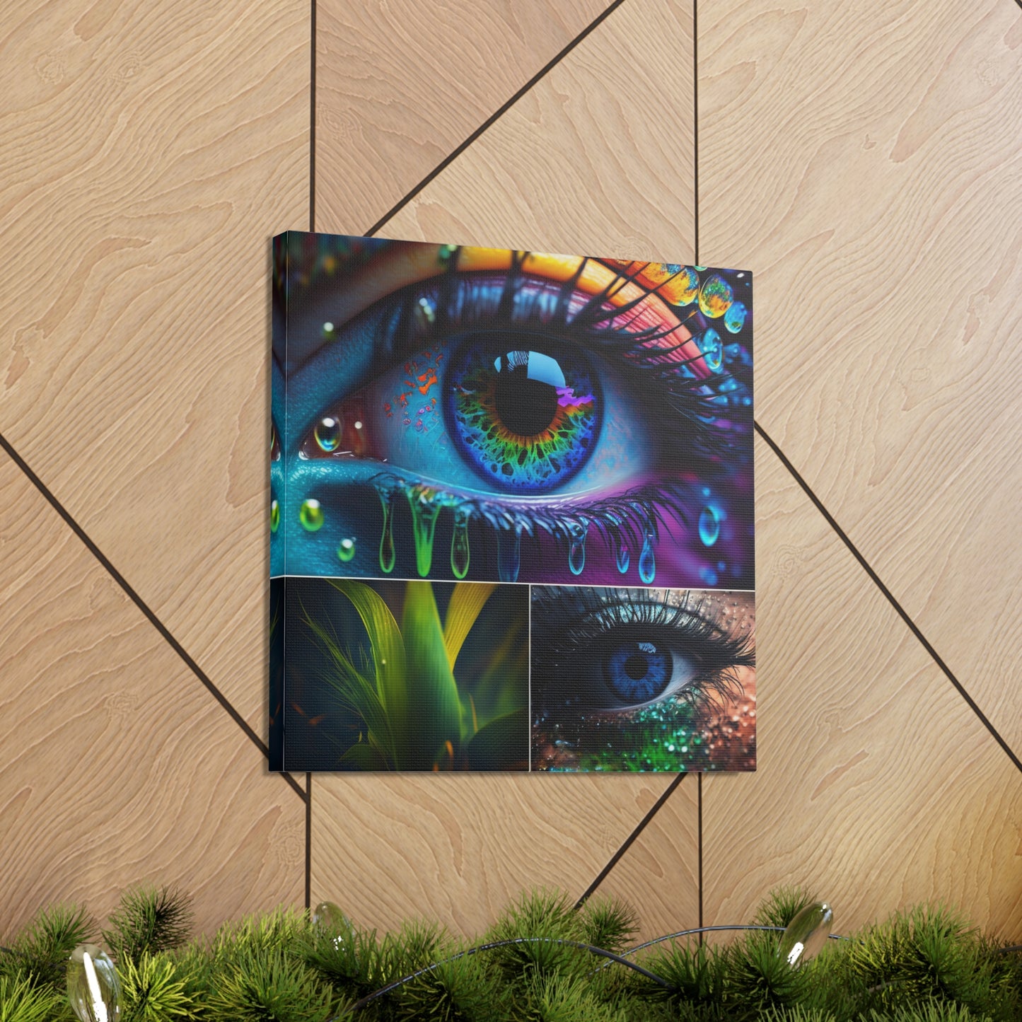 Canvas Gallery Wraps Macro Eye Photo 2