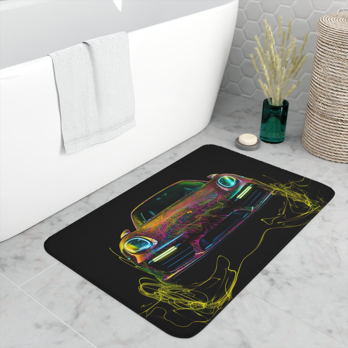Memory Foam Bath Mat Porsche Flair 2