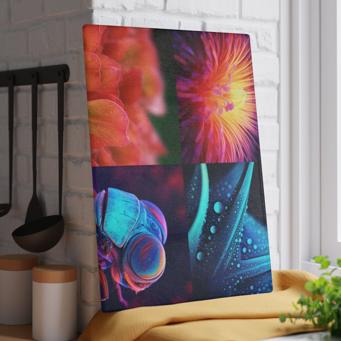 Glass Cutting Board Macro Life Photo 2