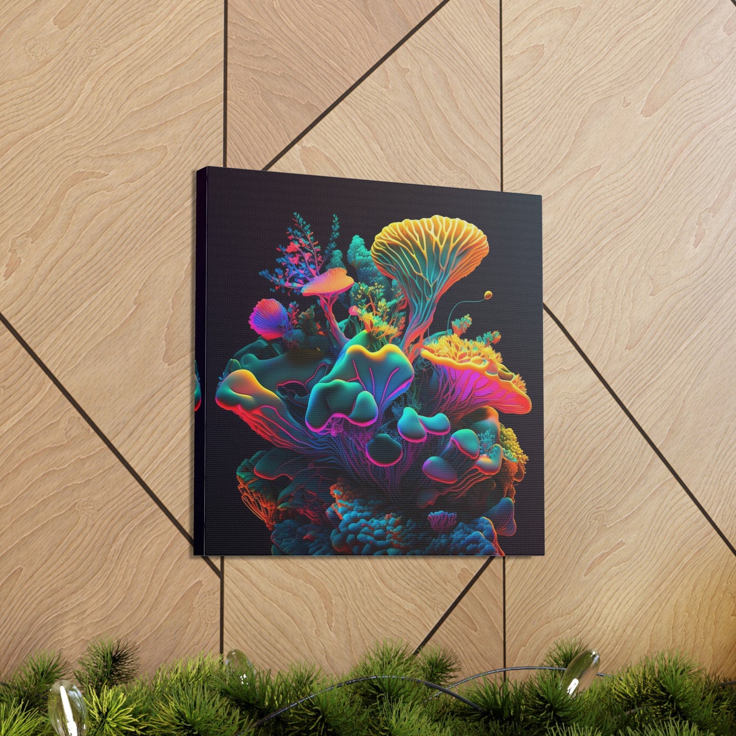 Canvas Gallery Wraps Macro Coral Reef 1