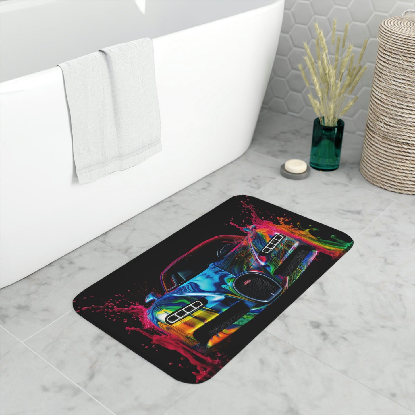 Memory Foam Bath Mat Bugatti water 4