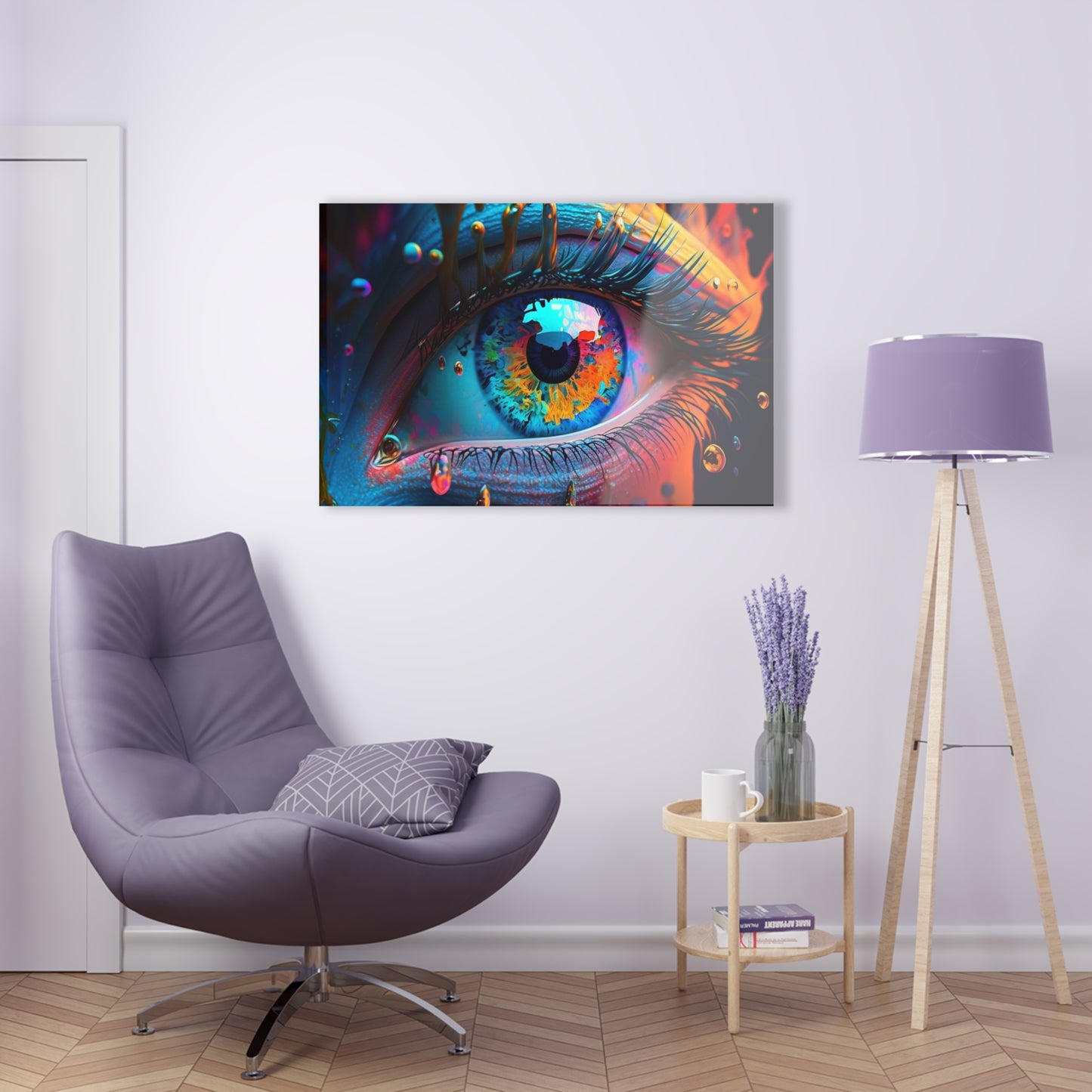 Acrylic Prints Macro Eye Photo 1