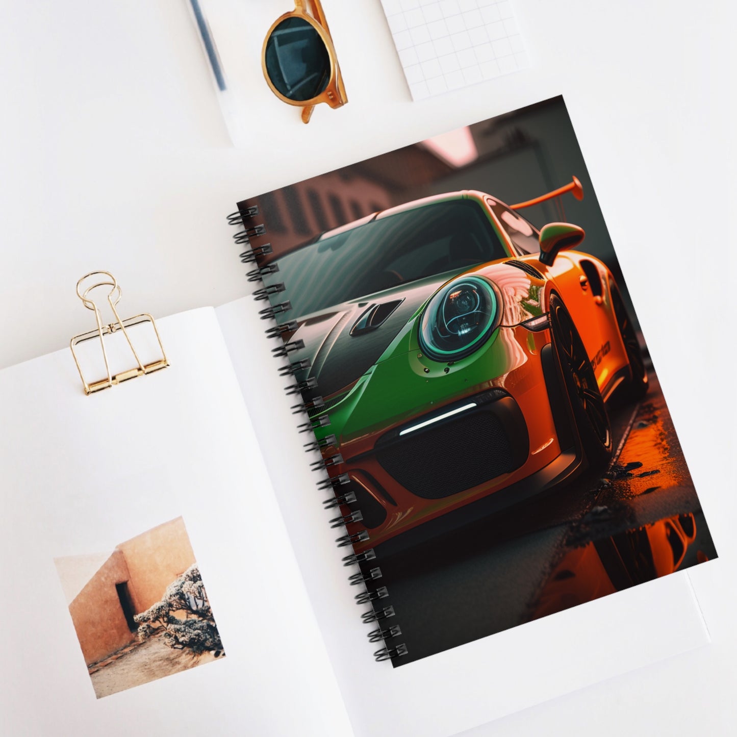 Spiral Notebook - Ruled Line porsche 911 gt3 2