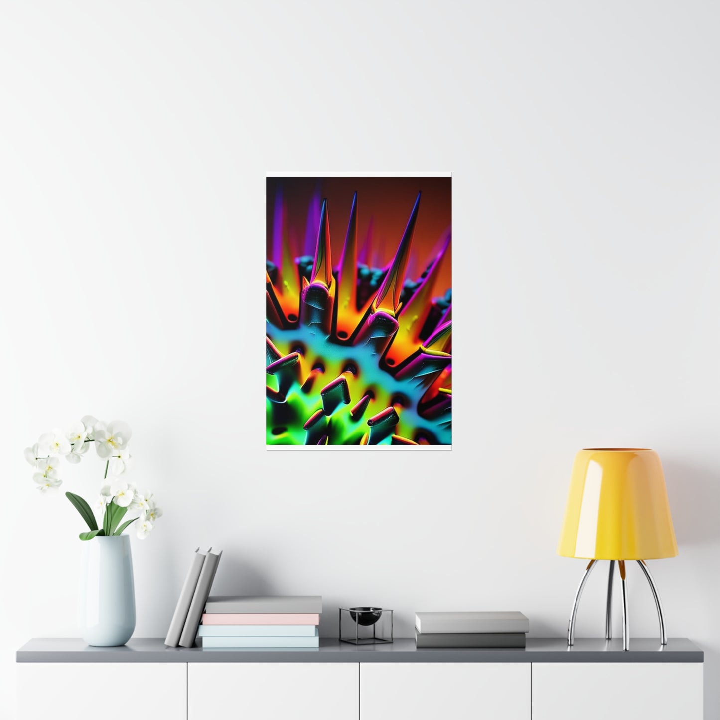 posters Macro Neon Spike 4