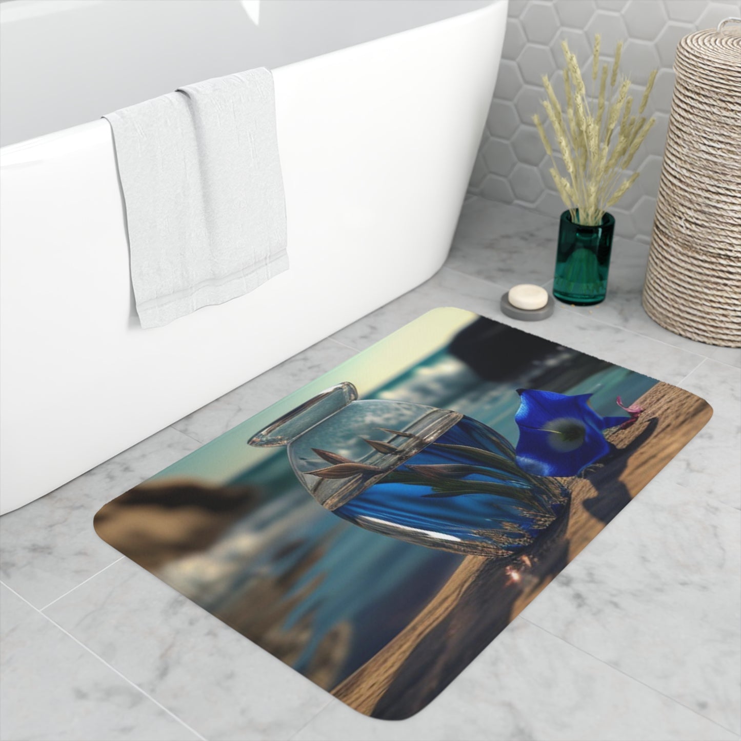 Memory Foam Bath Mat The Bluebell 4