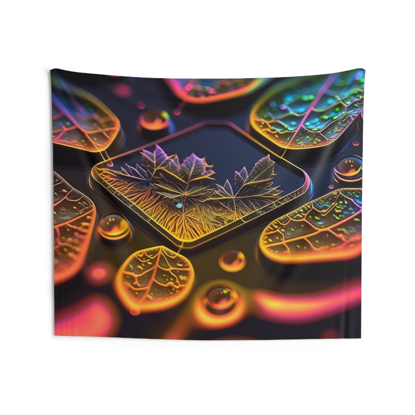 Indoor Wall Tapestries Macro Florescent 4