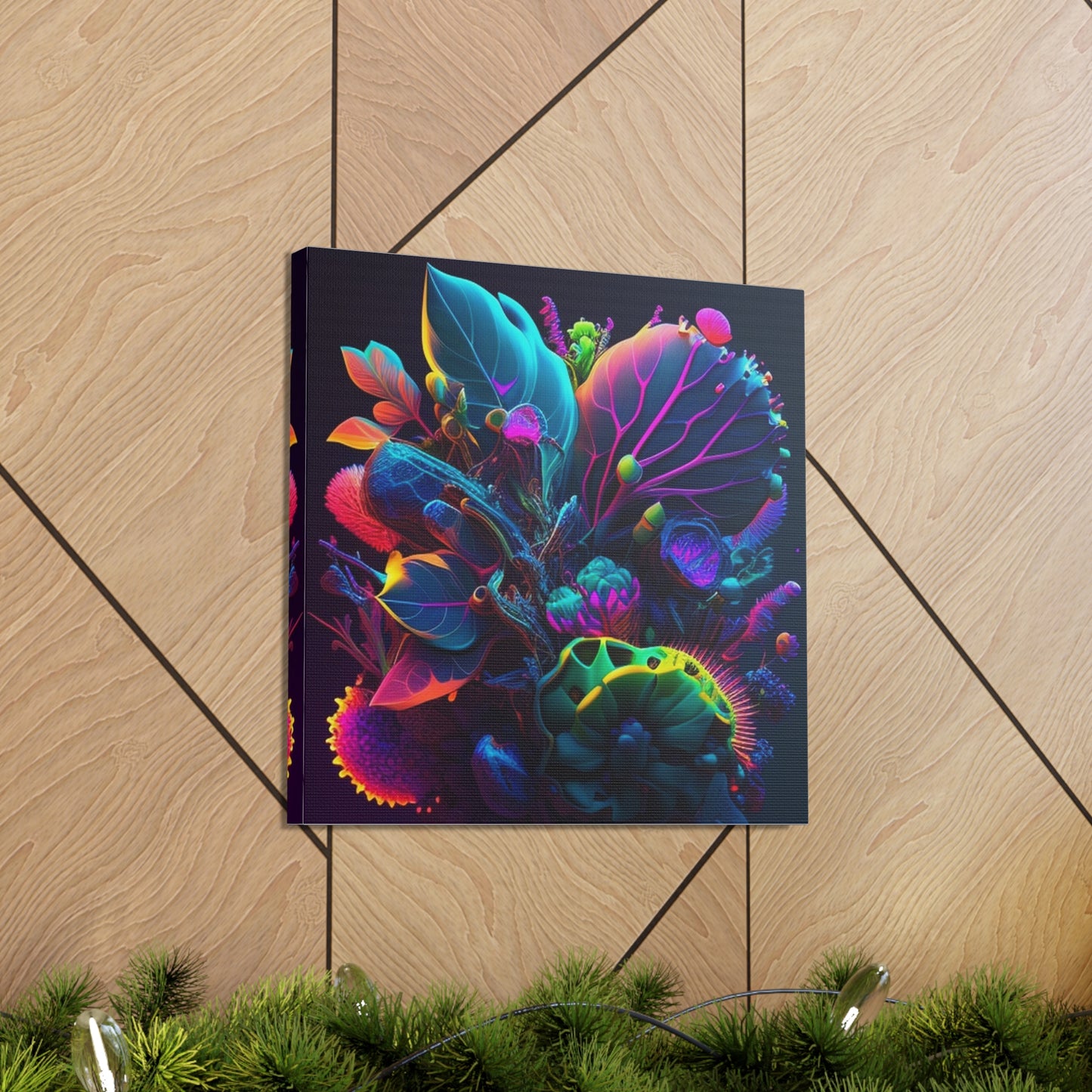 Canvas Gallery Wraps Macro Coral Reef 3