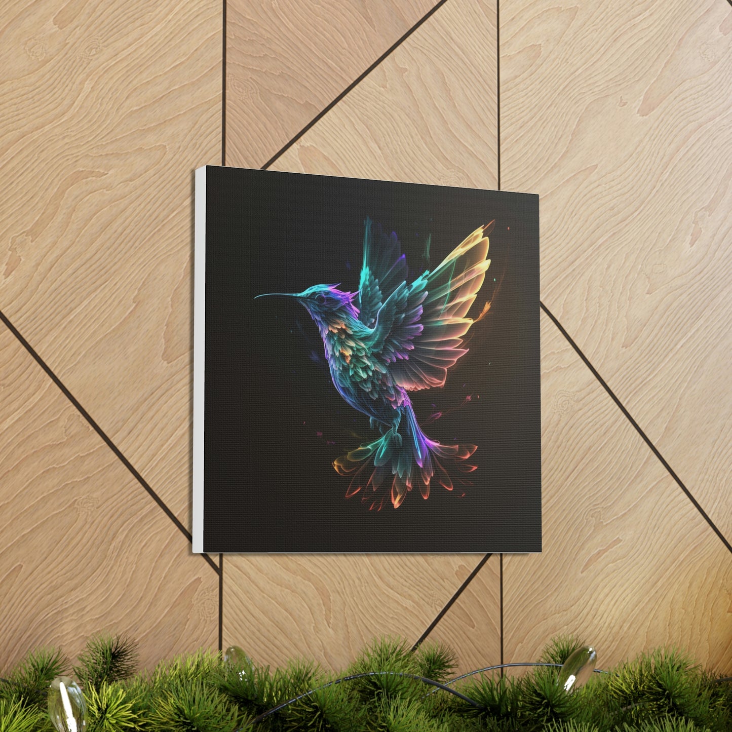 Hummingbird florescent glow