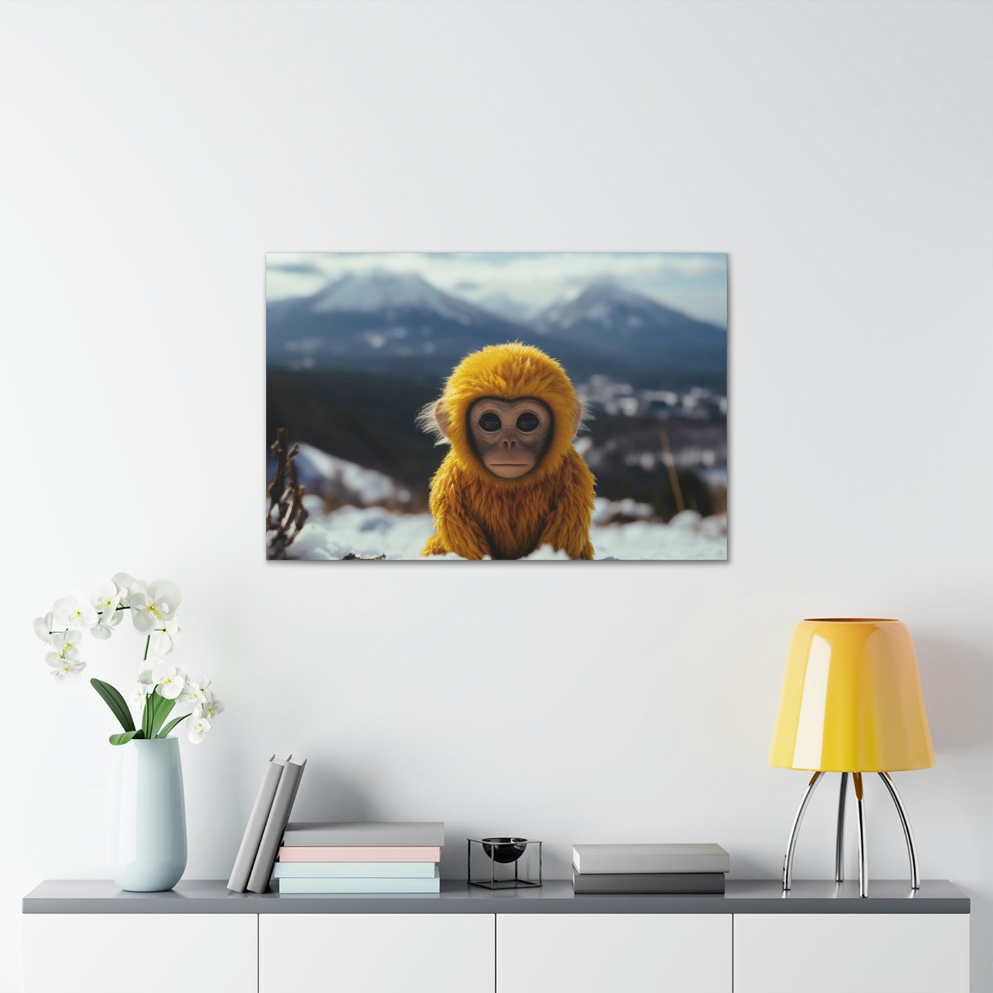 Canvas Gallery Wraps Yellow Monkey 3