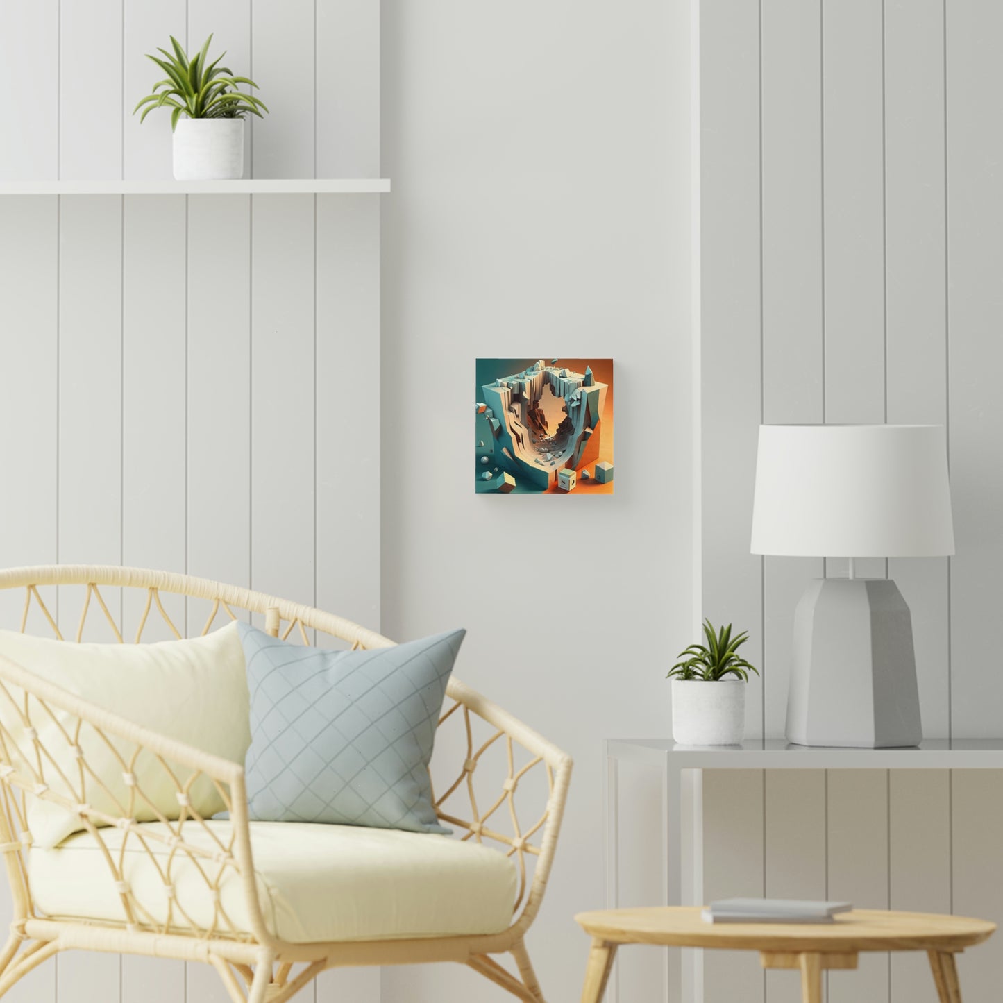 Wood Canvas Shape square 1