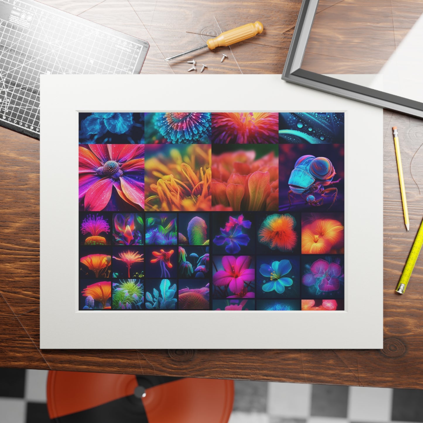 Fine Art Prints (Passepartout Paper Frame) Macro Life Photo 5