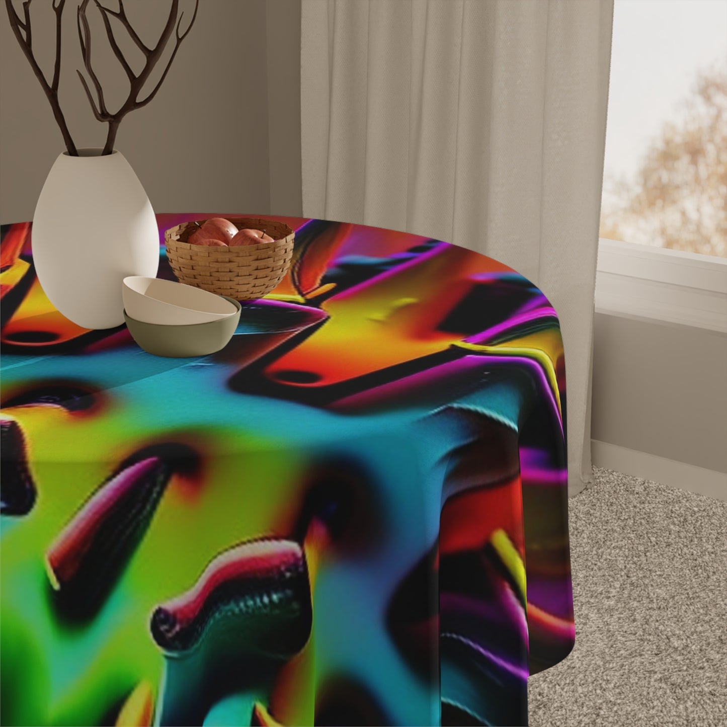 Tablecloth Macro Neon Spike 4