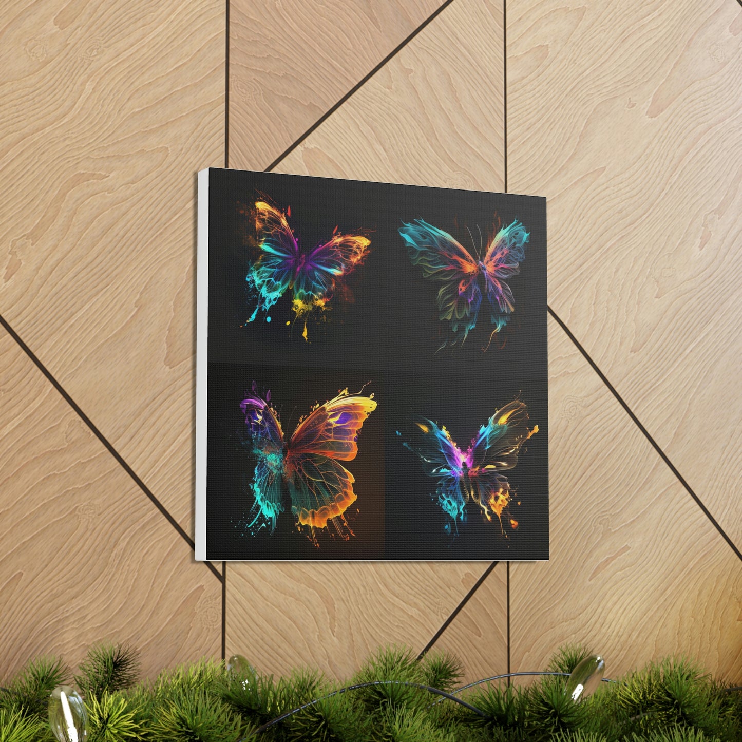 Butterfly florescent glow