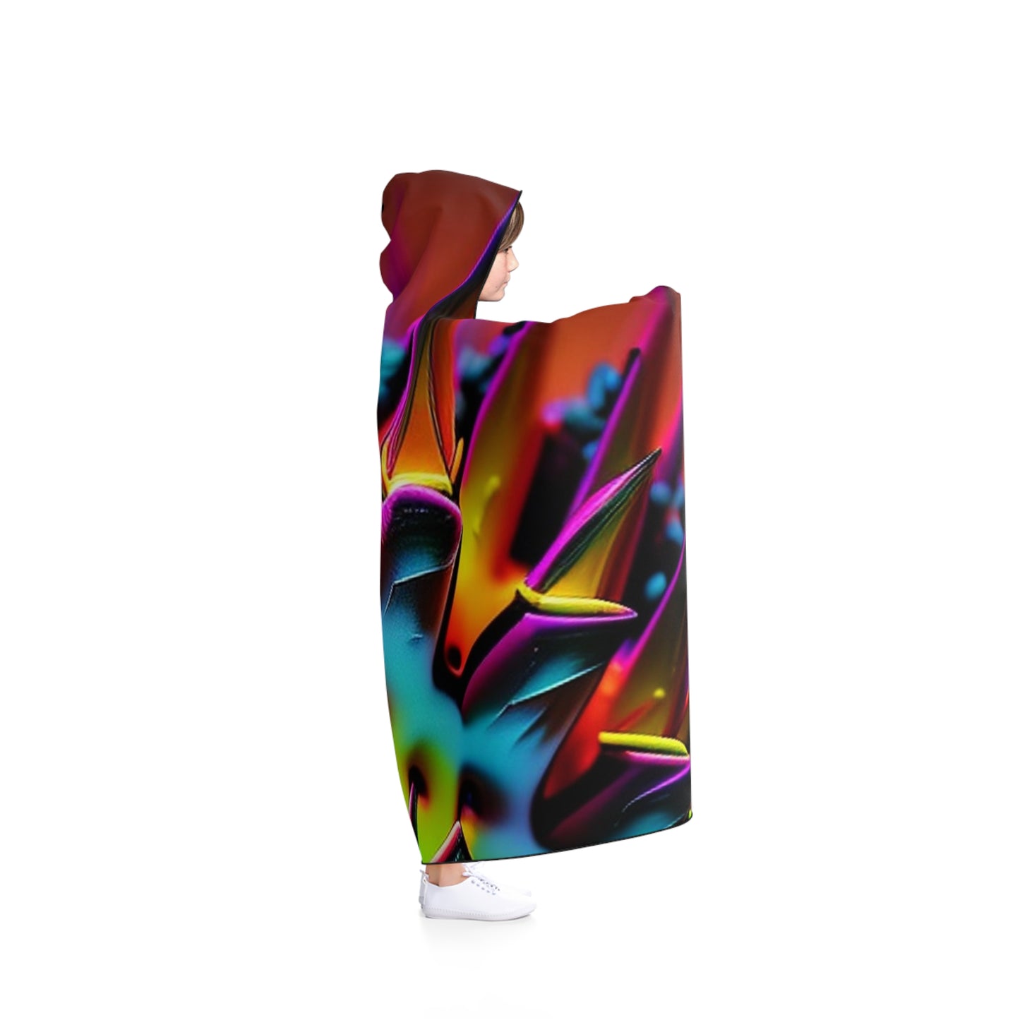 Hooded Blanket Macro Neon Spike 4