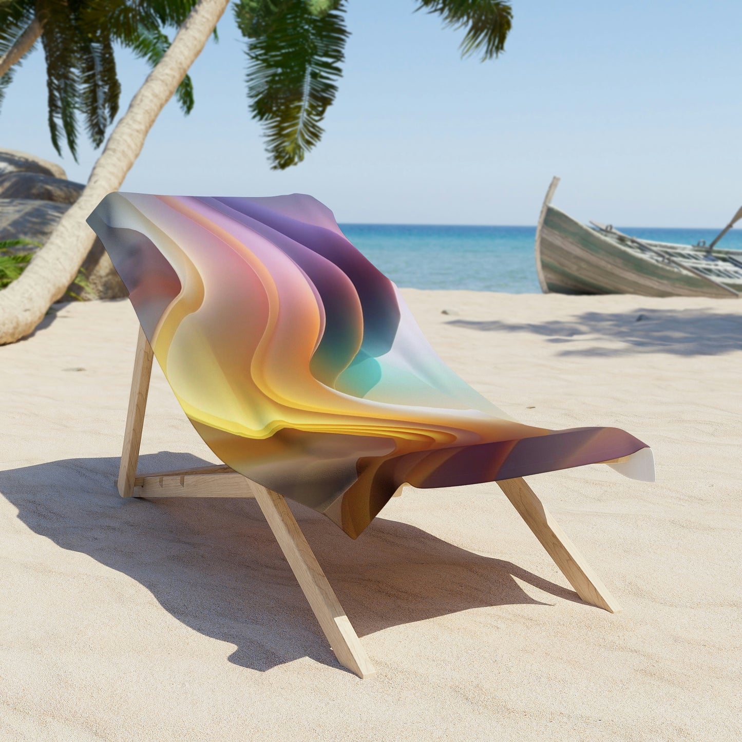 Beach Towel Bright Wave 3