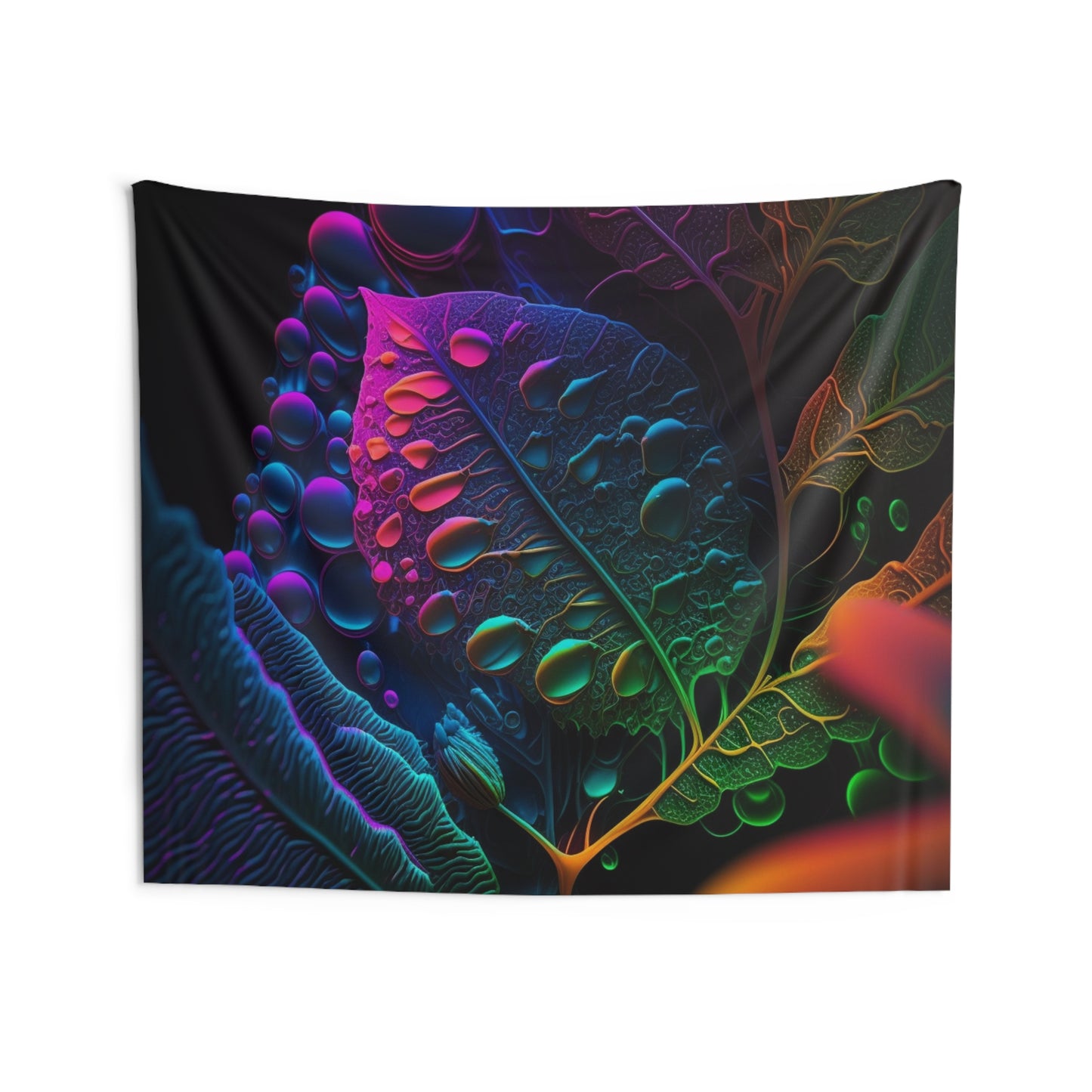 Indoor Wall Tapestries Macro Reef Florescent 4