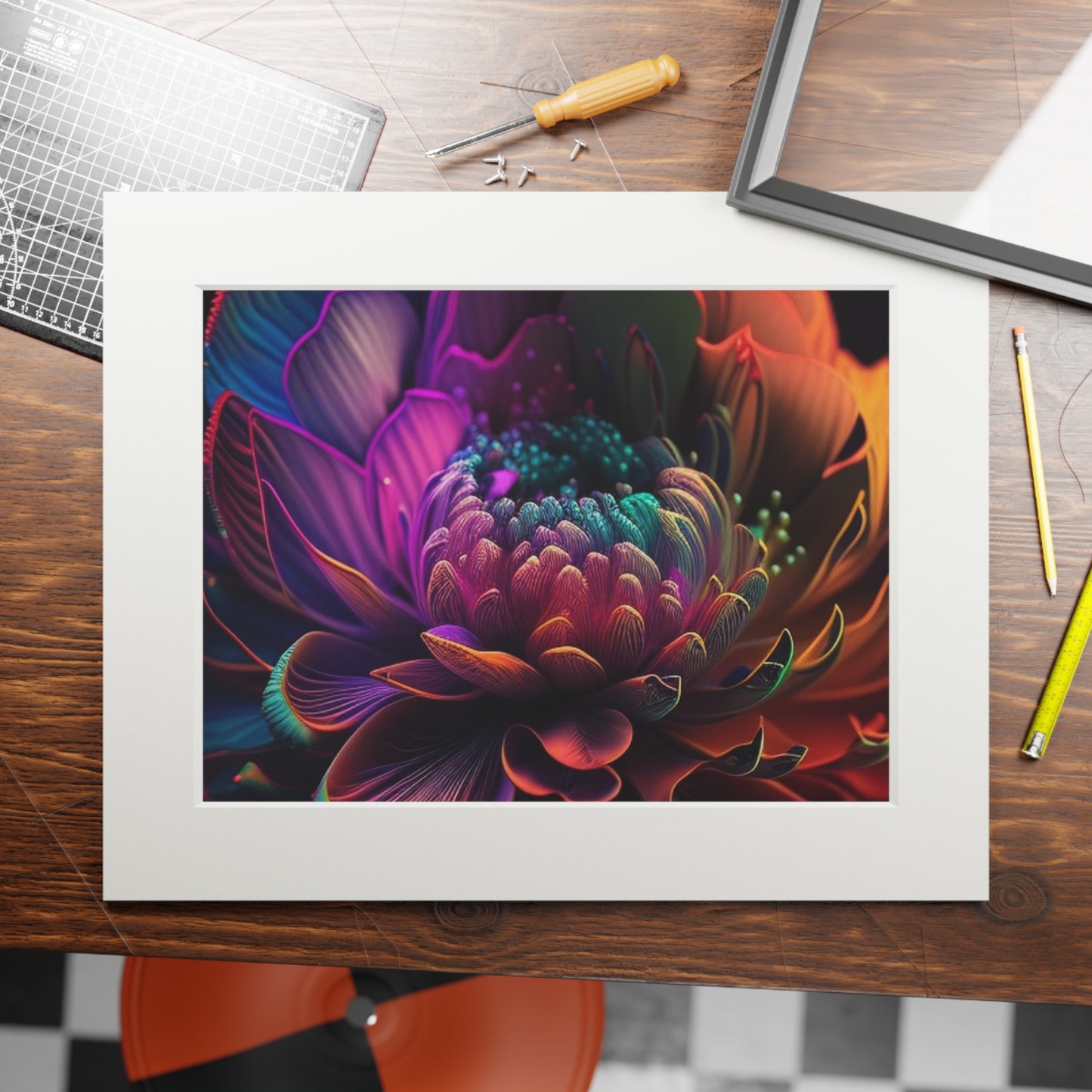 Fine Art Prints (Passepartout Paper Frame) Macro Sea Life 2