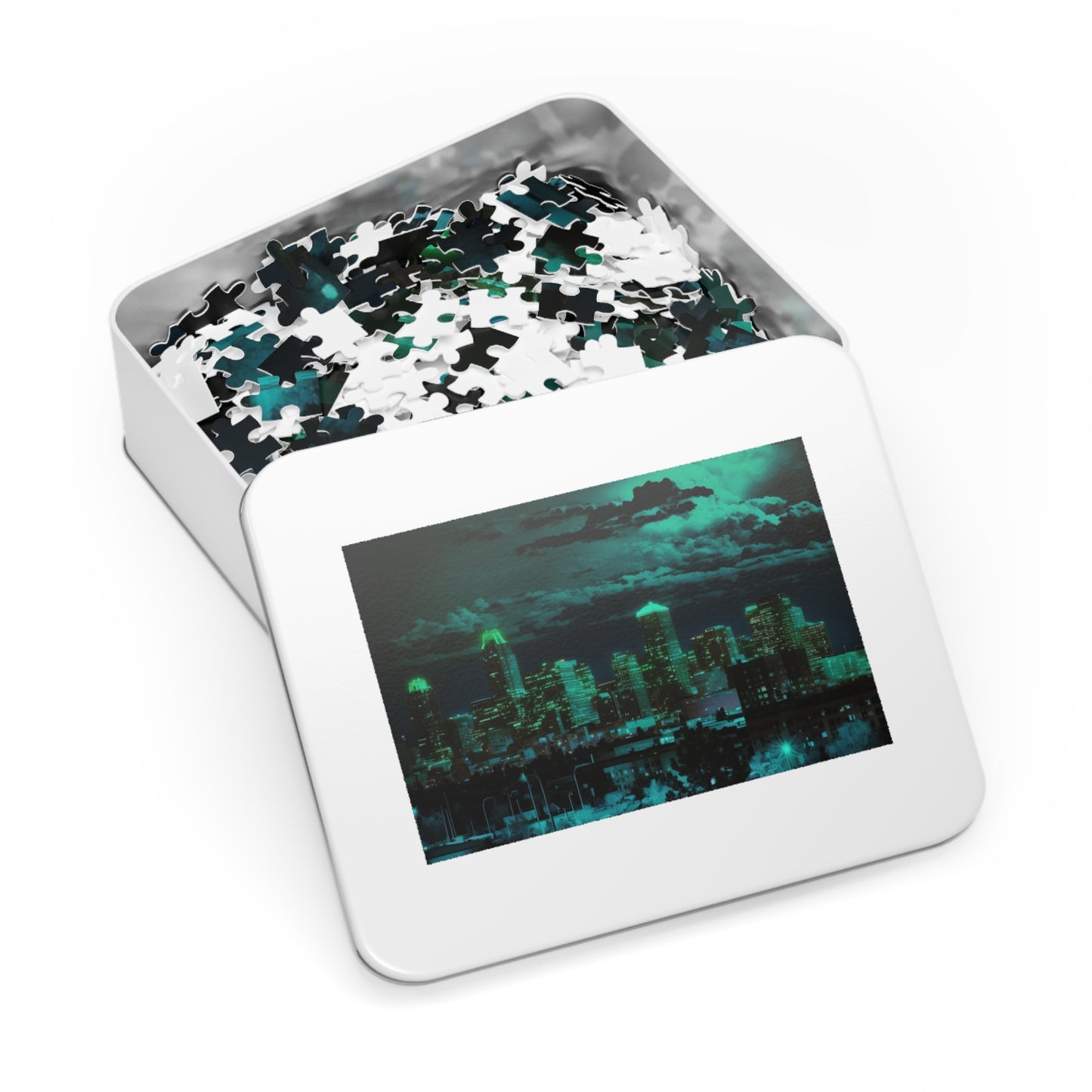 Jigsaw Puzzle (30, 110, 252, 500,1000-Piece) Neon Denver 2