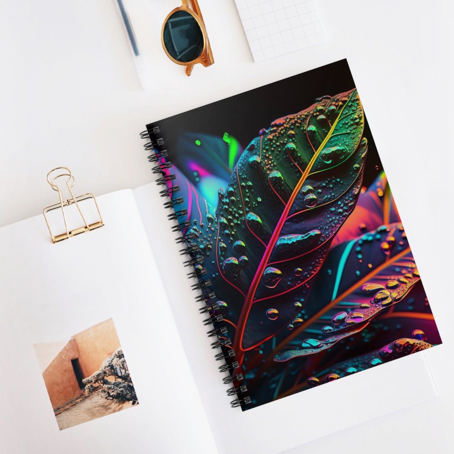 Spiral Notebook - Ruled Line Macro Florescent 3