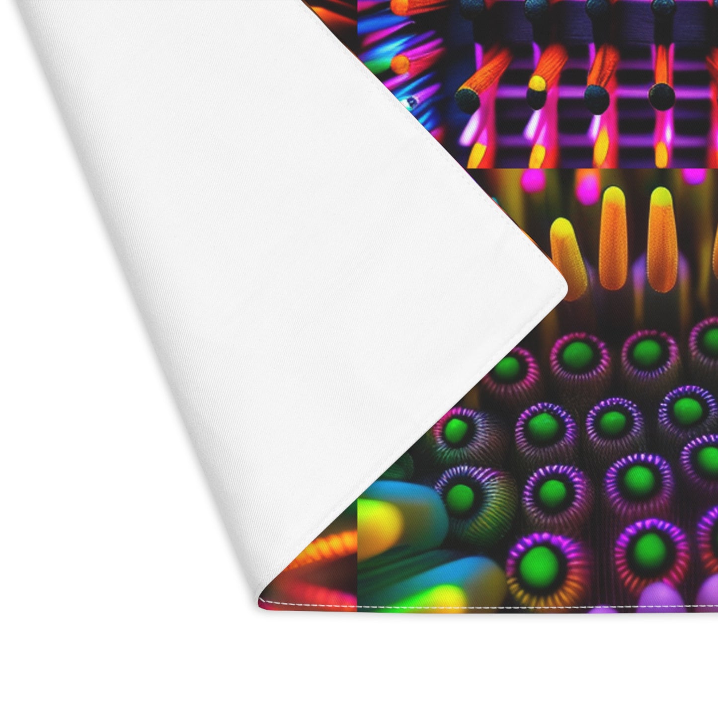 Placemat, 1pc Macro Cactus neon square