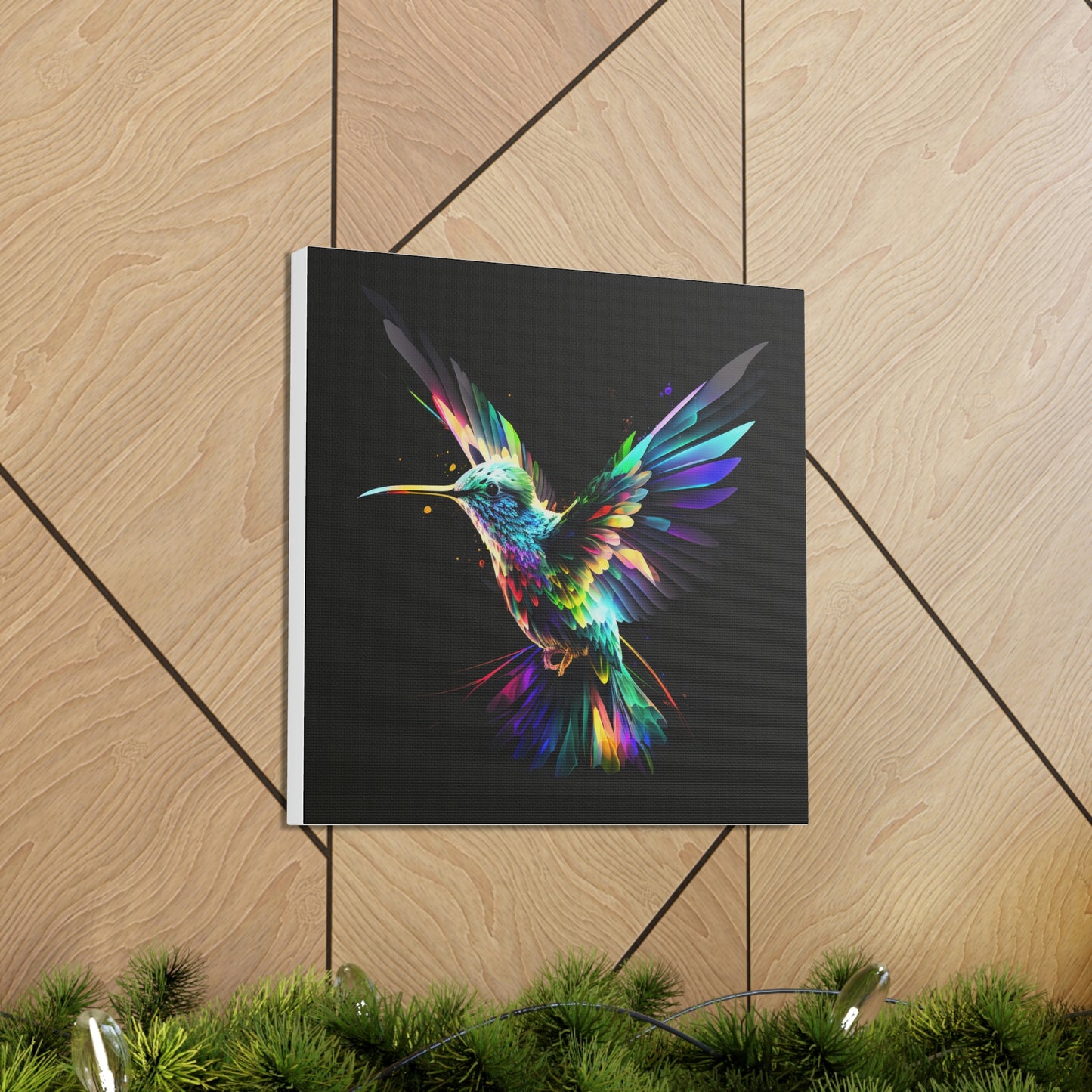 Hummingbird florescent glow