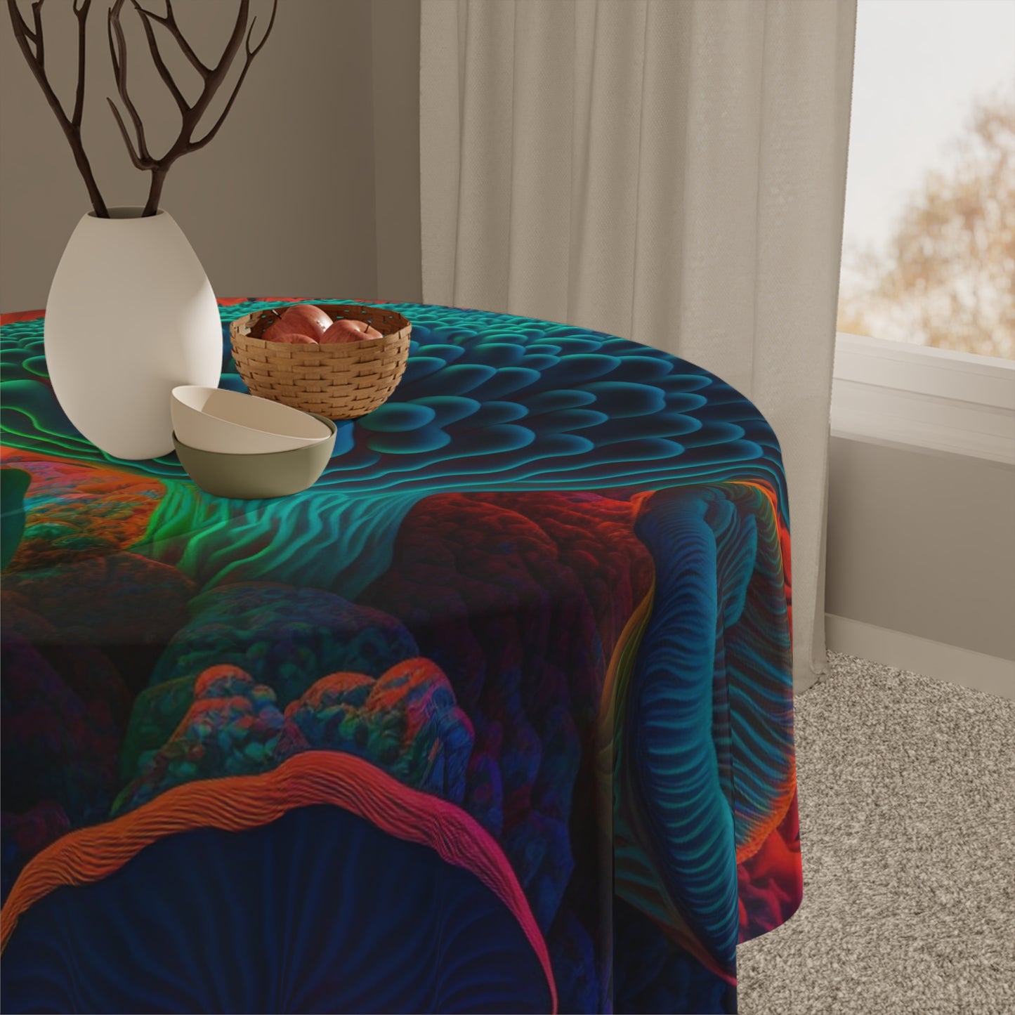 Tablecloth Macro Reef Florescent 3