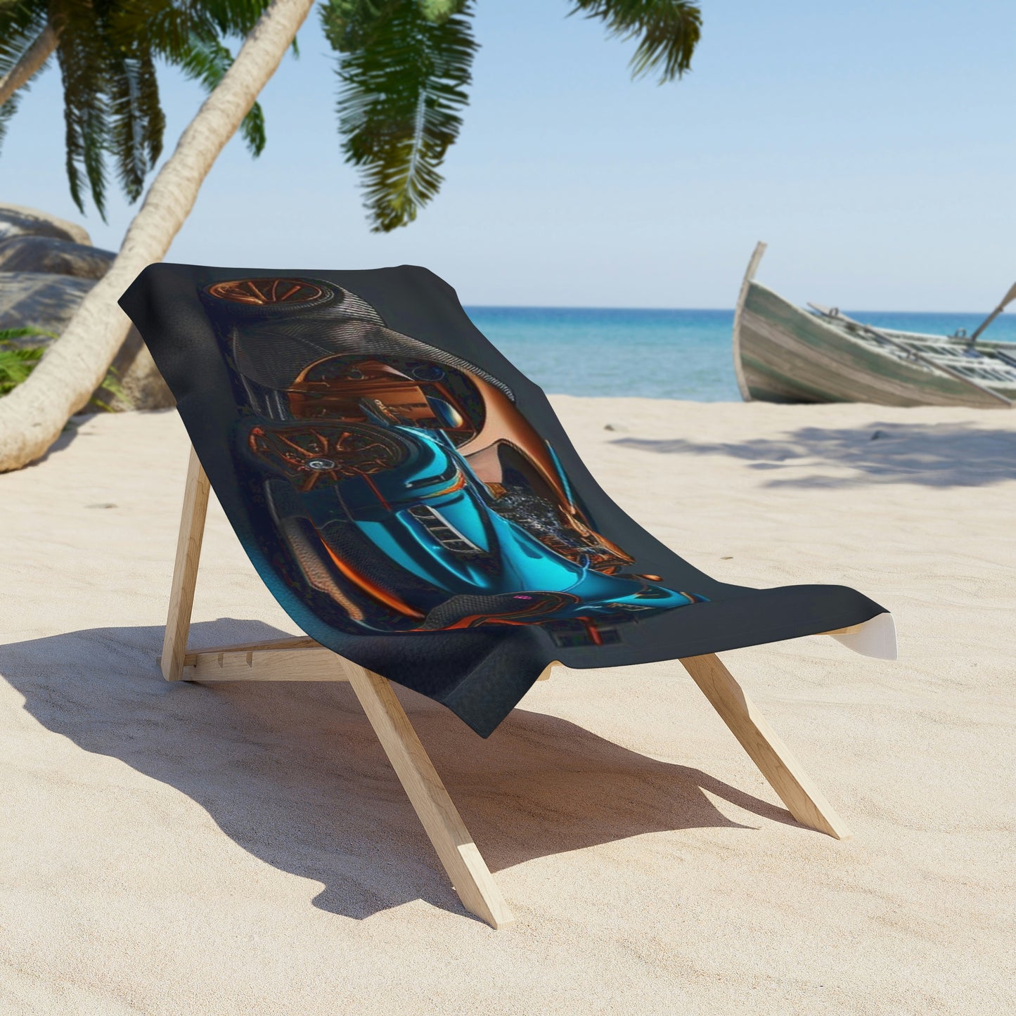 Beach Towel Bugatti Blue 4