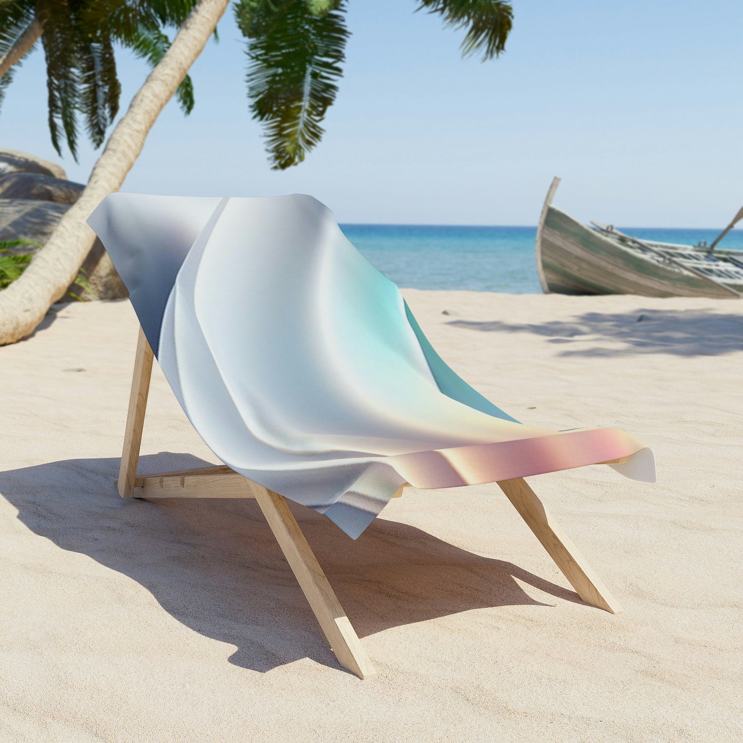 Beach Towel Bright Wave2