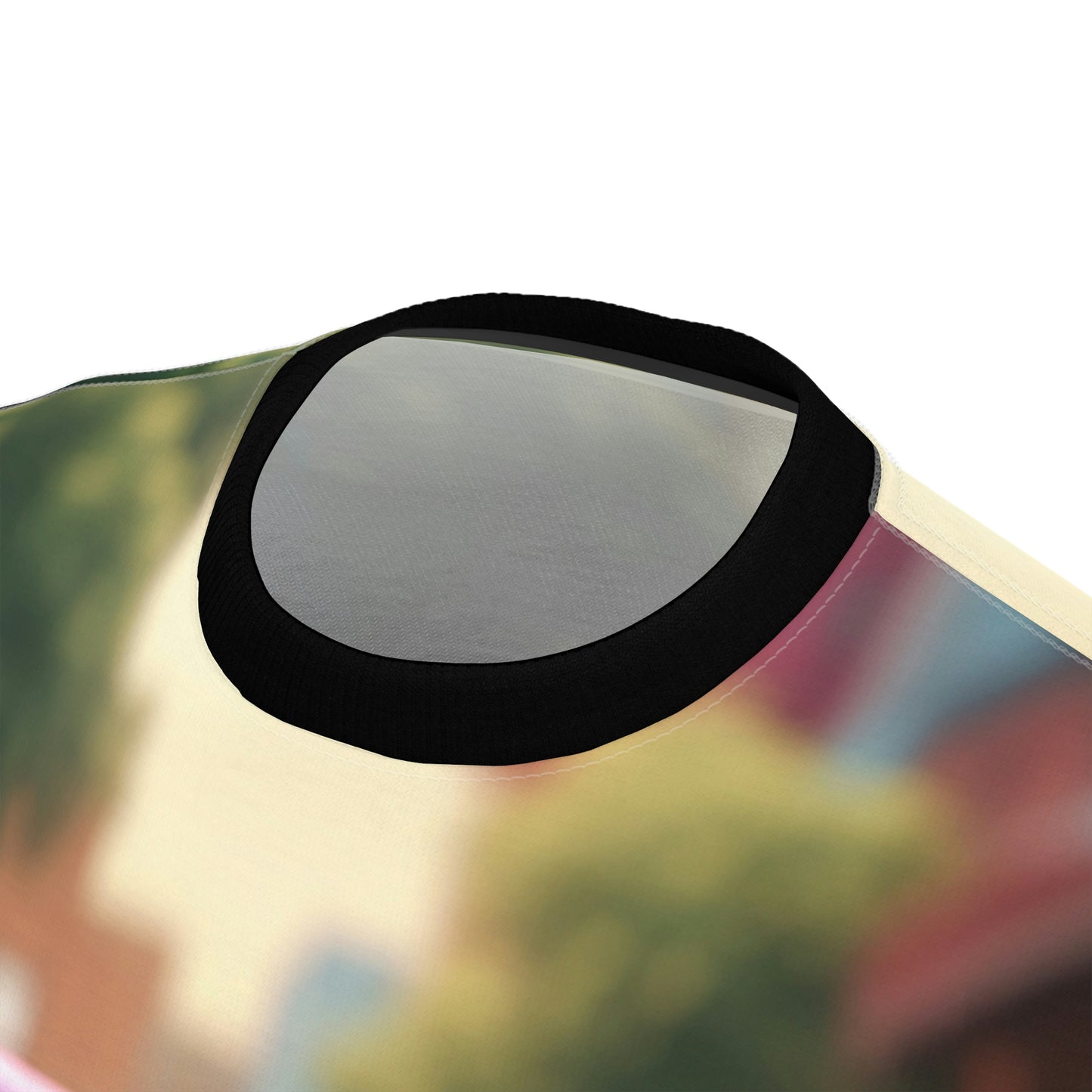 Unisex Cut & Sew Tee (AOP) Hyper Colorful Hotrod 1