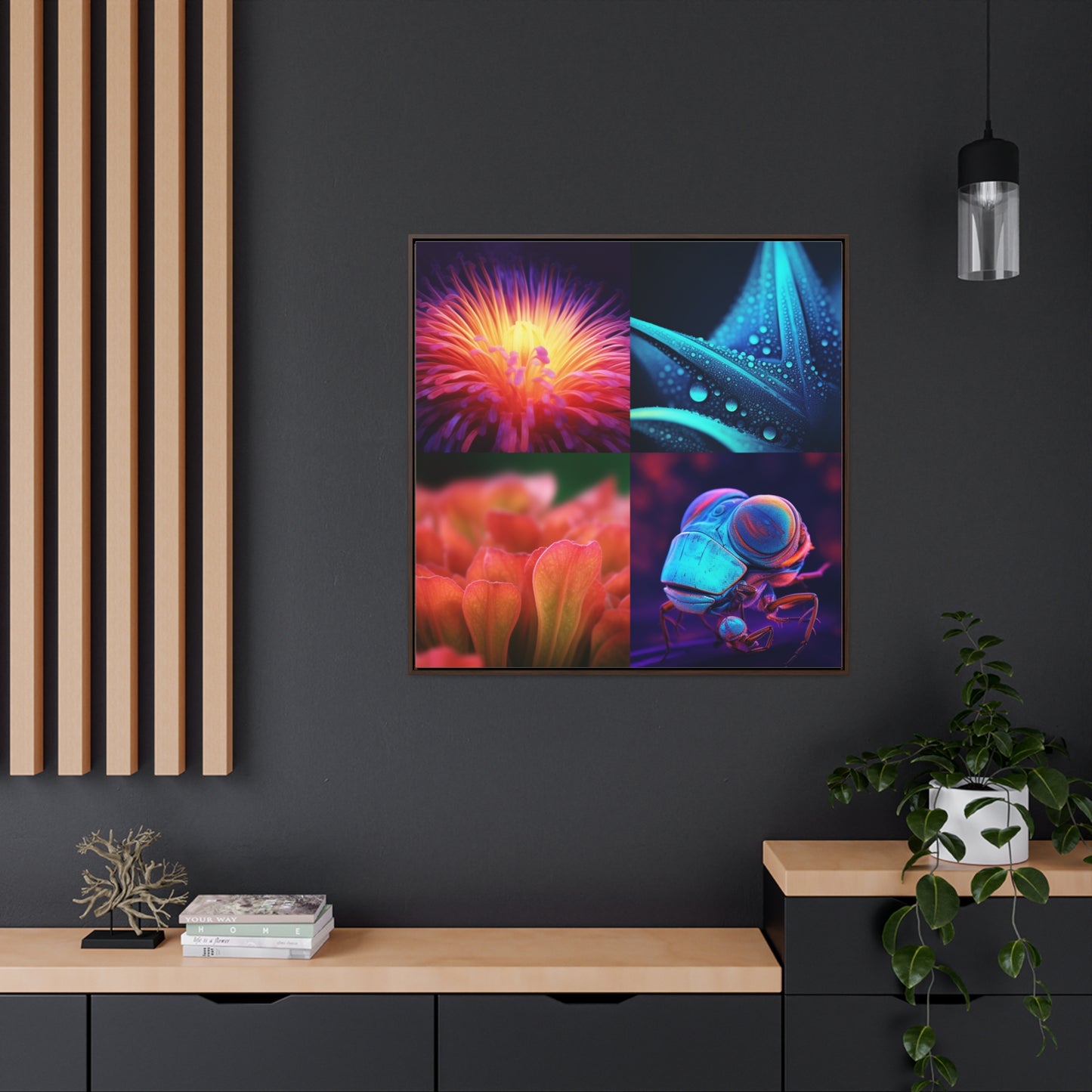 Gallery Canvas Wraps, Square Frame Macro Life Photo 2