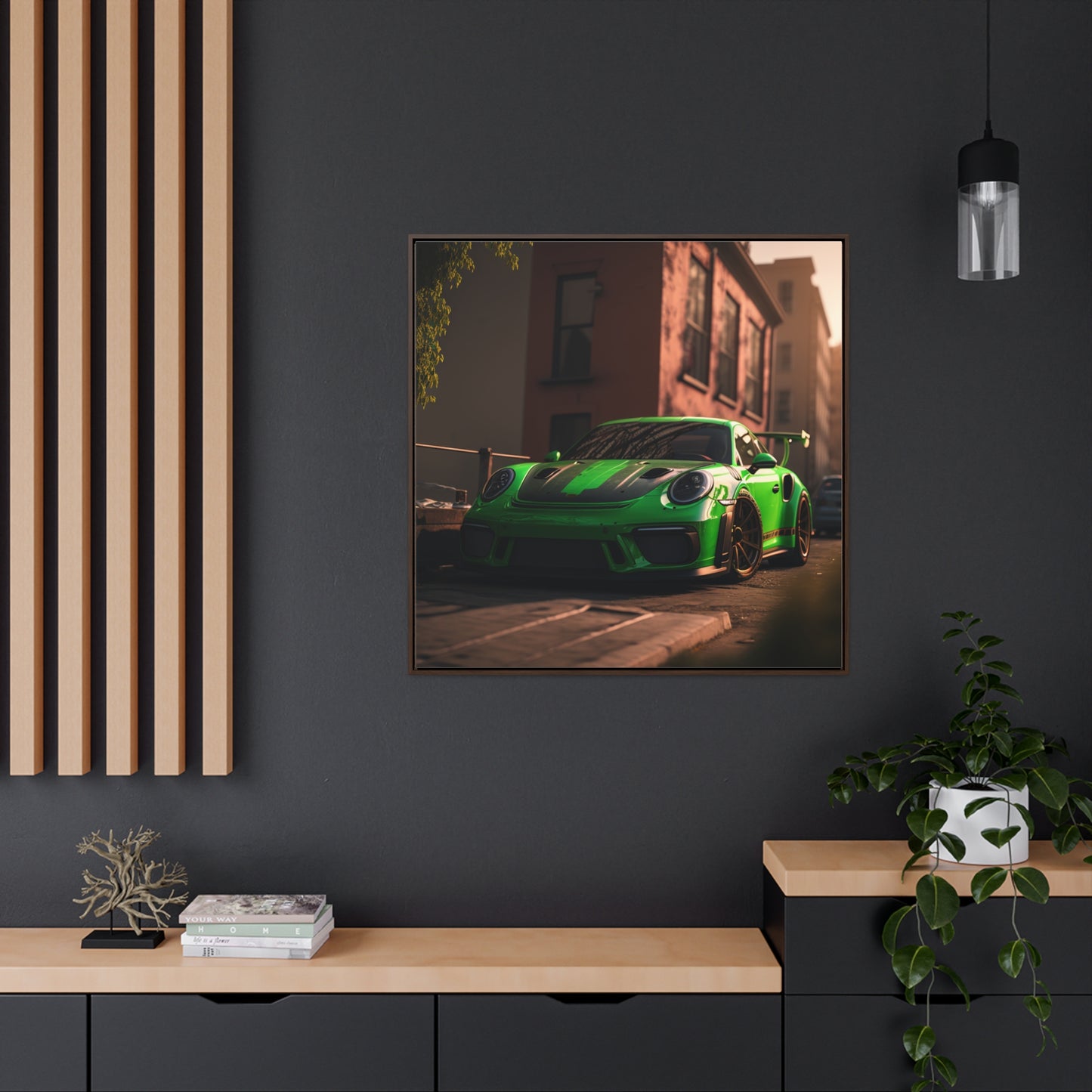 Gallery Canvas Wraps, Square Frame porsche 911 gt3 4